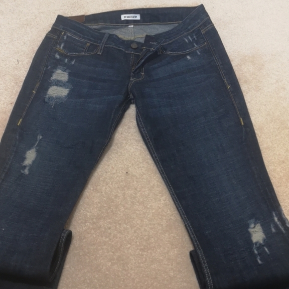 Sinclair Dark wash distressed Vassar Jeans - Picture 5 of 8